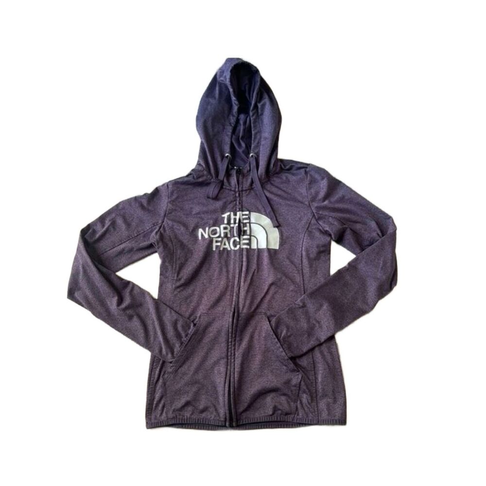 The North Face Fave Purple Full Zipper Women's Hooded Jacket